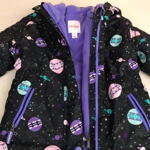 Girls Cat and Jack 3 in1 winter coat